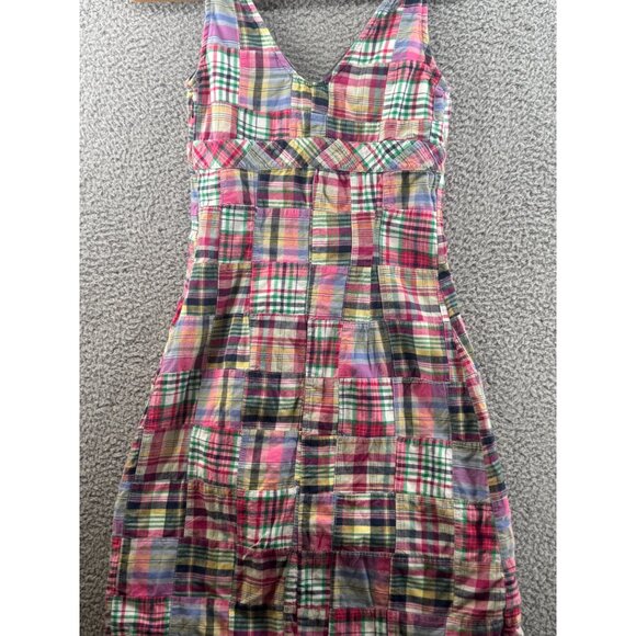 Tommy Hilfiger  Multicolor Patchwork Madras Sundress Size XS - Picture 2 of 6